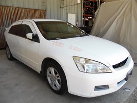 2007 Honda Accord SE White Sedan 2.4L AT #A24920